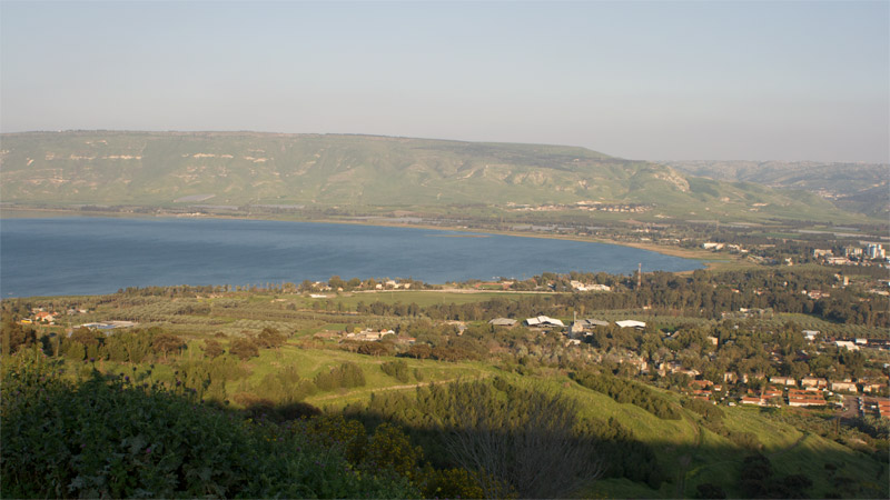 lake of galilee (kinneret), israel (26. März 2011)