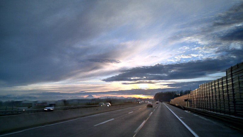 Autobahn A1, Upper Austria (13. Dezember 2011)