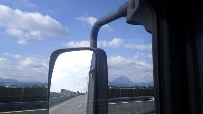 A1 Autobahn, Laakirchen, Upper Austria (26. Juni 2012)