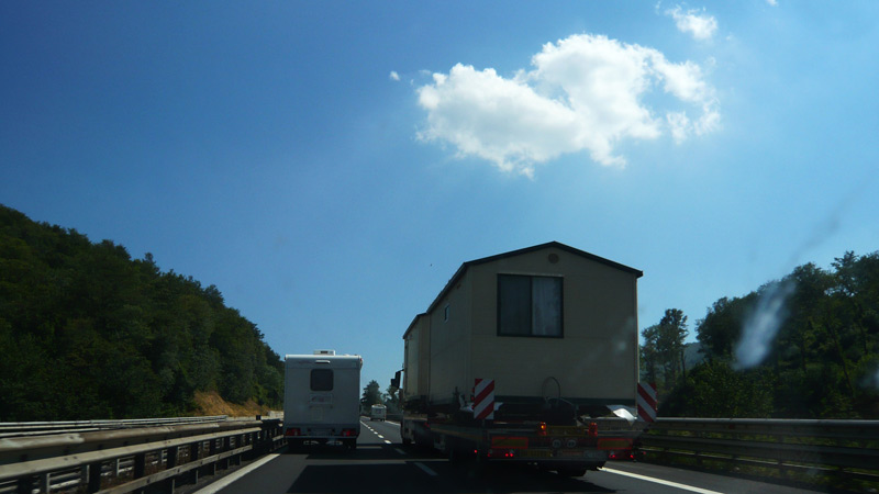 Unterwegs zwischen Österreich und Italien ( 9. Juli 2012)