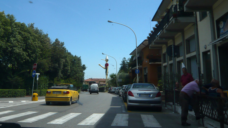Collodi, Toskana, Italien (12. Juli 2012)