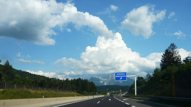 Pyhrn Autobahn nahe Roßleithen ( 2. Juli 2013)