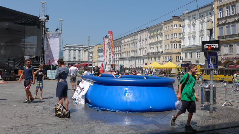 Linz, Oberösterreich, Österreich ( 7. Juli 2015)