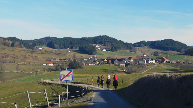 Witzelsberg, Oberösterreich, Österreich (27. Dezember 2015)