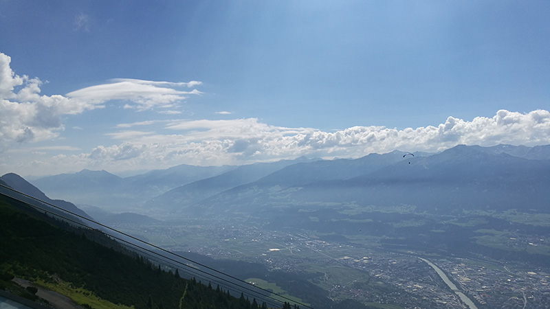 A-6020 Innsbruck, Österreich (25. Juli 2018)